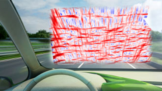 Diopter map of driver’s view