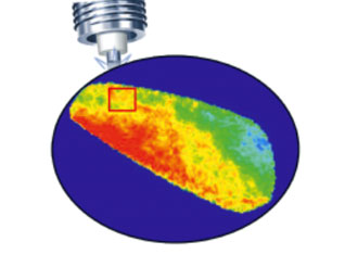Air/fuel ratio (λ) maps gas temperature, EGR recirculation