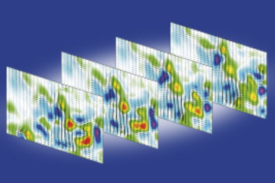 Time-resolved turbulent flow field