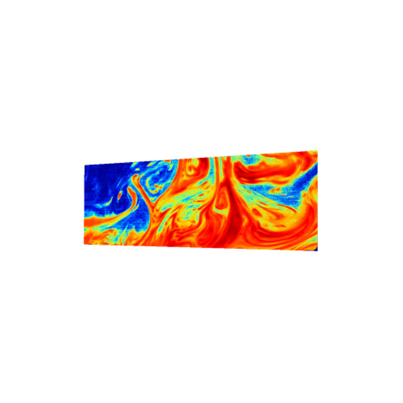 LIF Imaging in Mixing Fluids