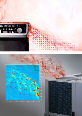 Heat flow and flow field imaging